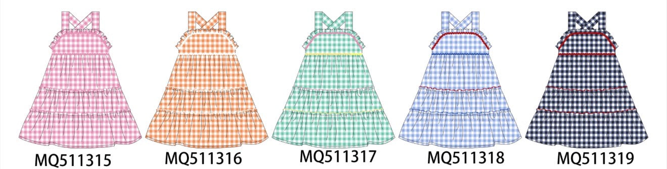 Multi Color Gingham Dress (BLACK FRIDAY)