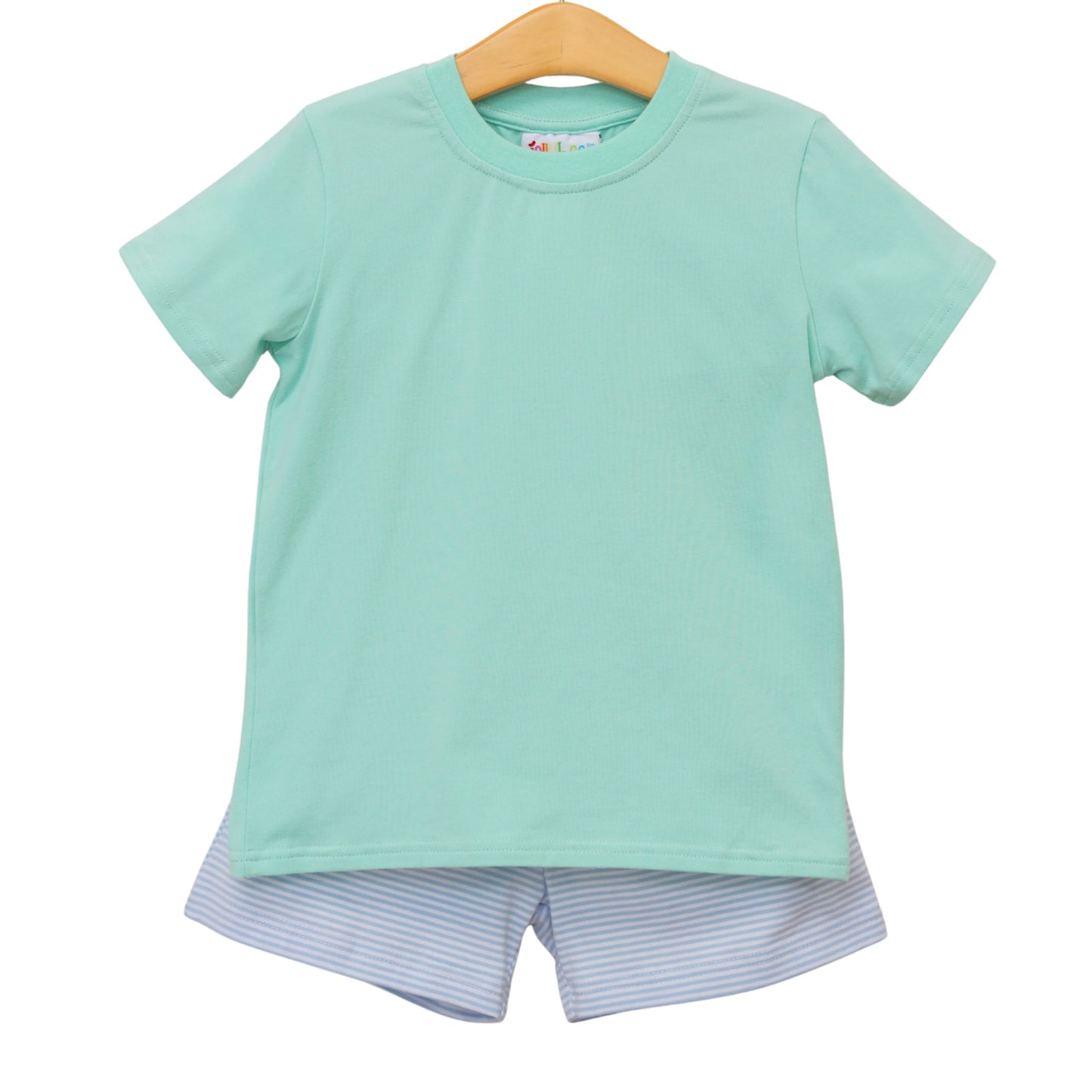 JellyBean Mint/ Blue Short Set