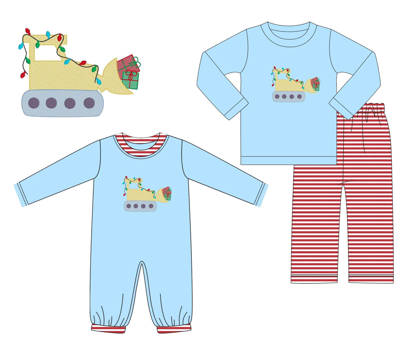 Christmas Bulldozer Collection
