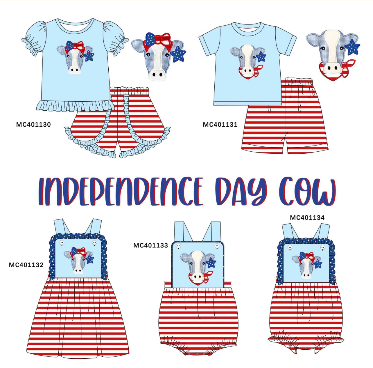 Independence Day Cow