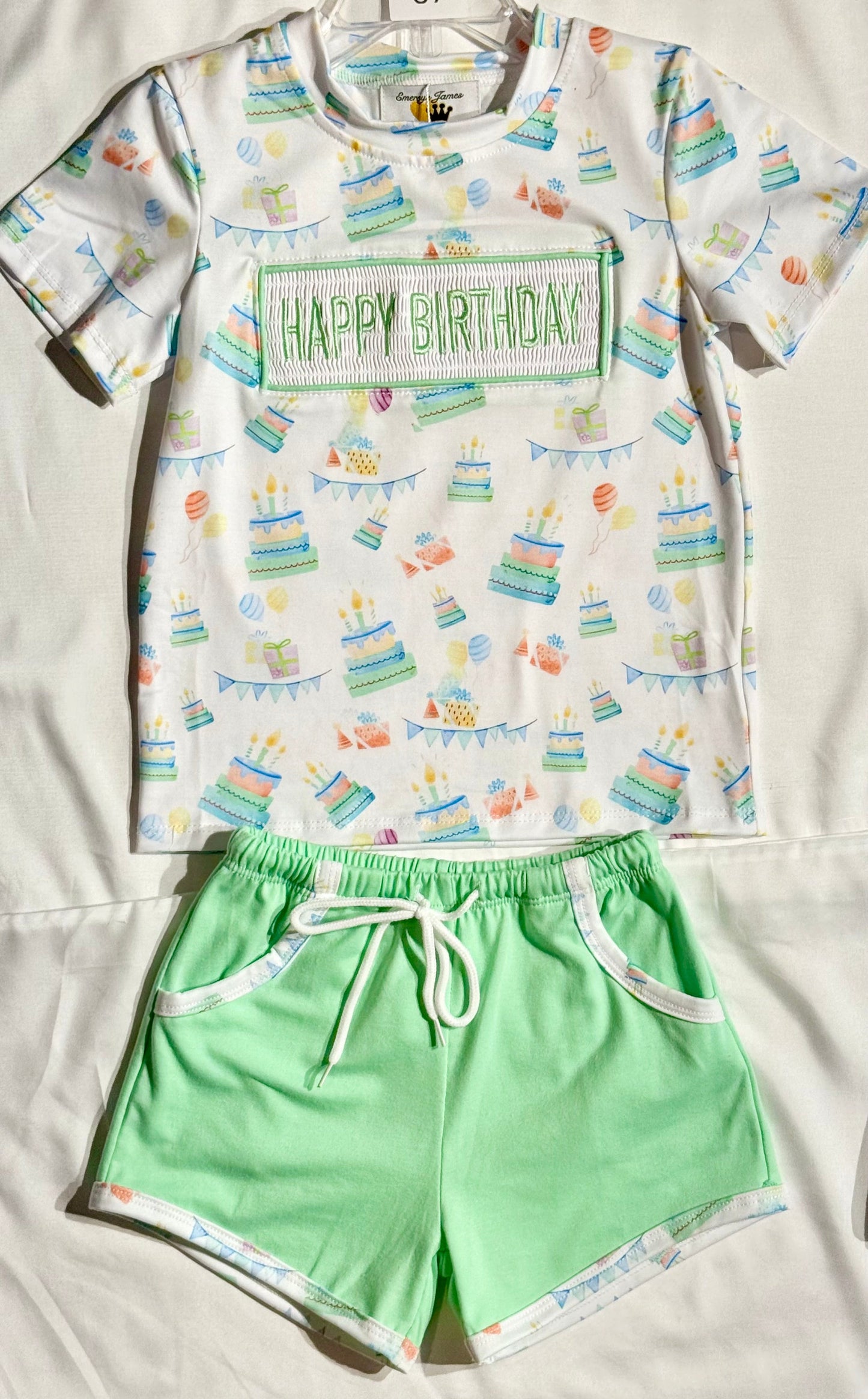 Happy Birthday Boy (smocked)