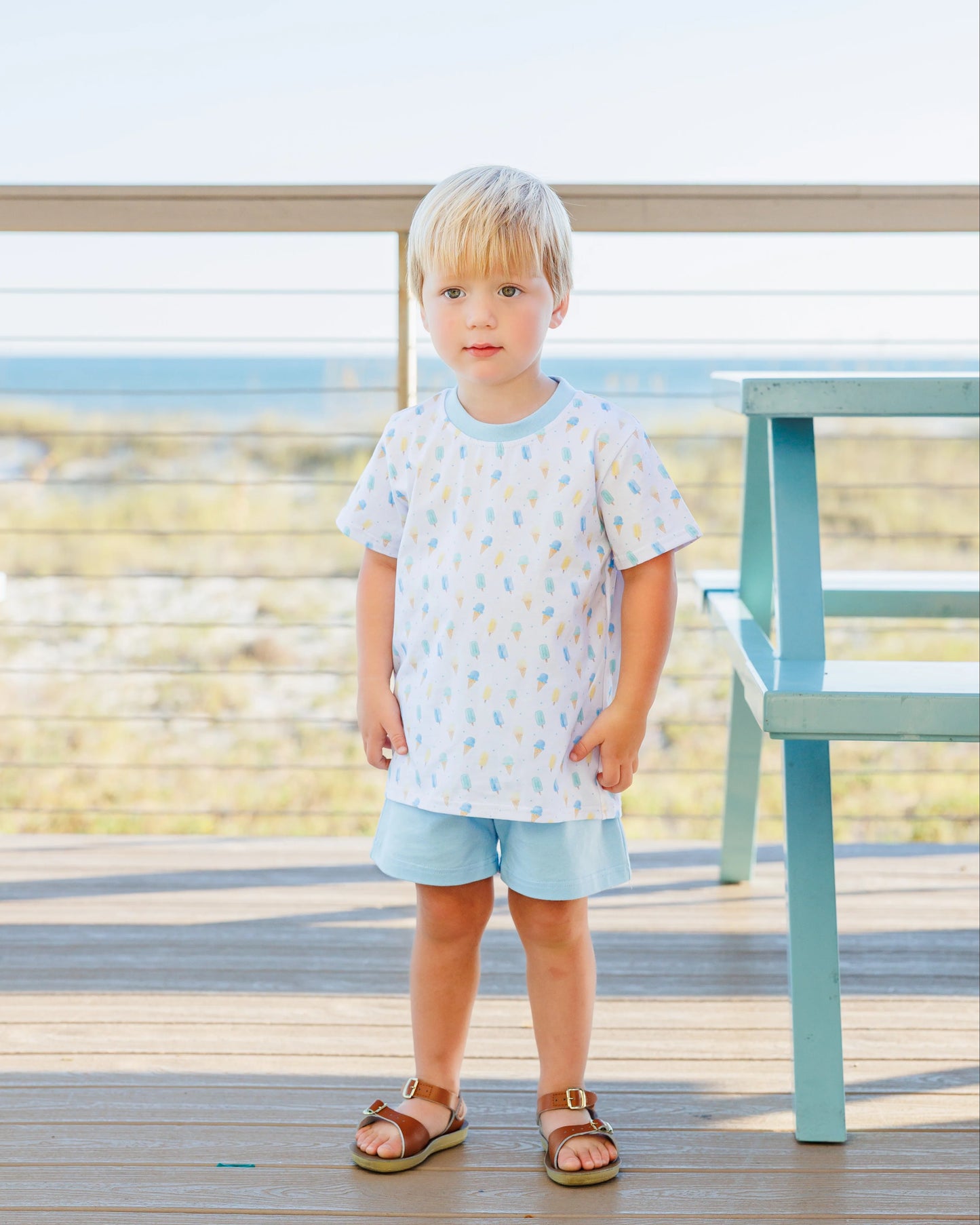 JellyBean SummerTime Sweets Blue Short Set