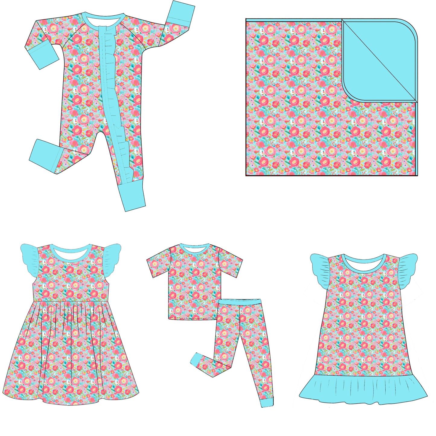 Preppy Floral Bamboo