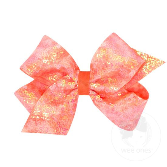 Wee Ones Sequin Tie Dye Bows