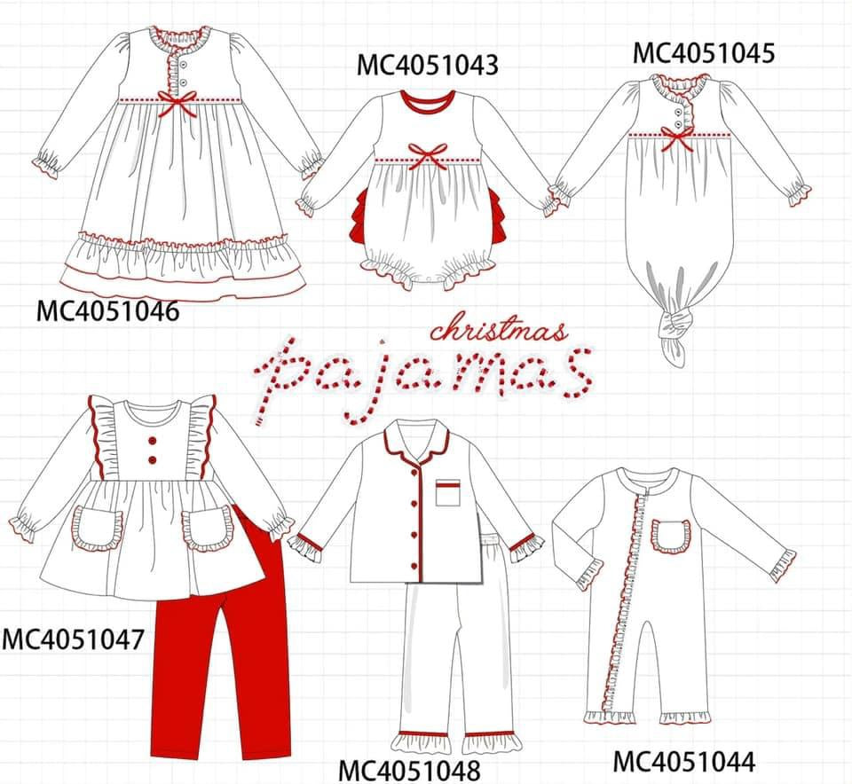 White Christmas Pjs Collection