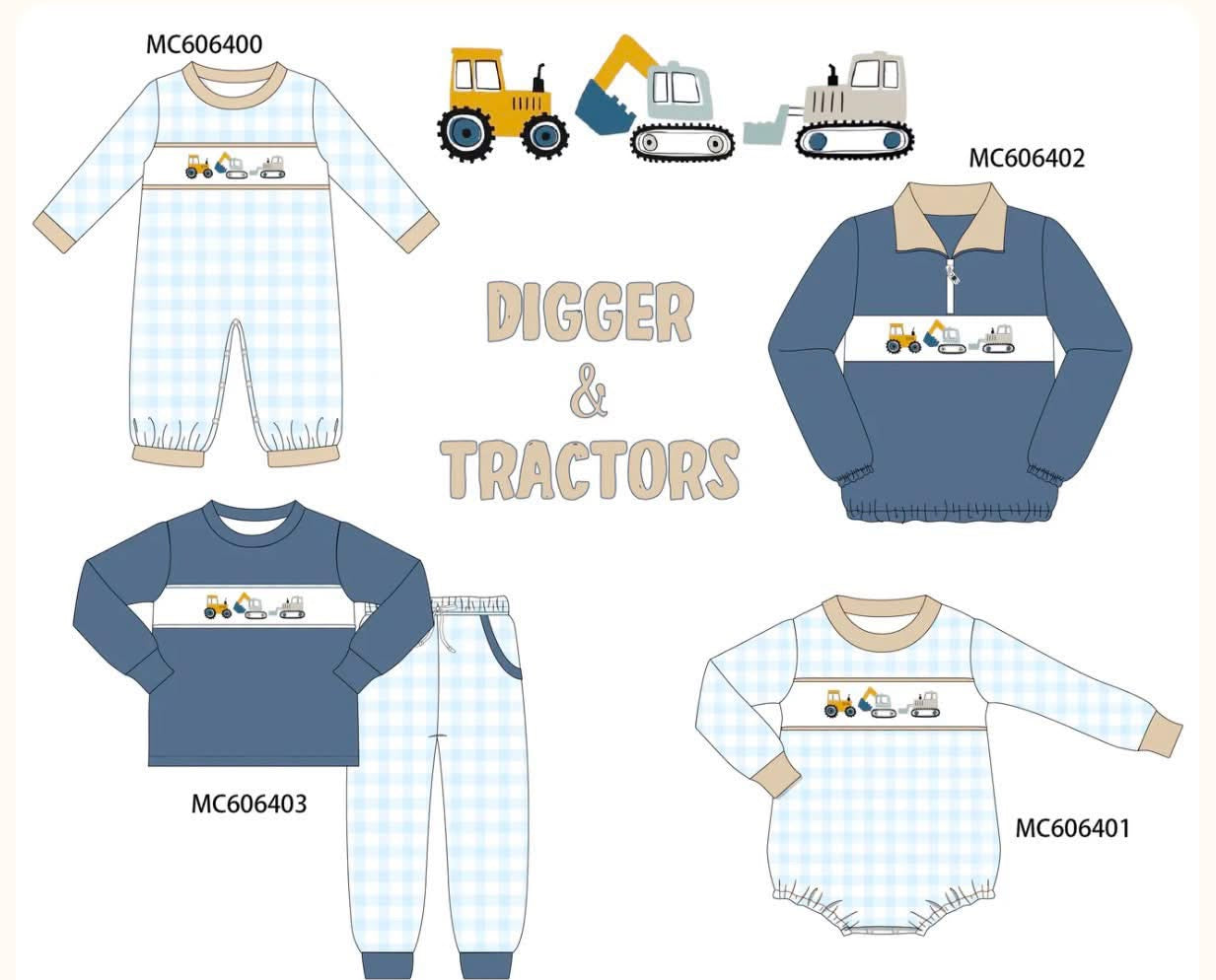 PO 96 Digger & Tractors