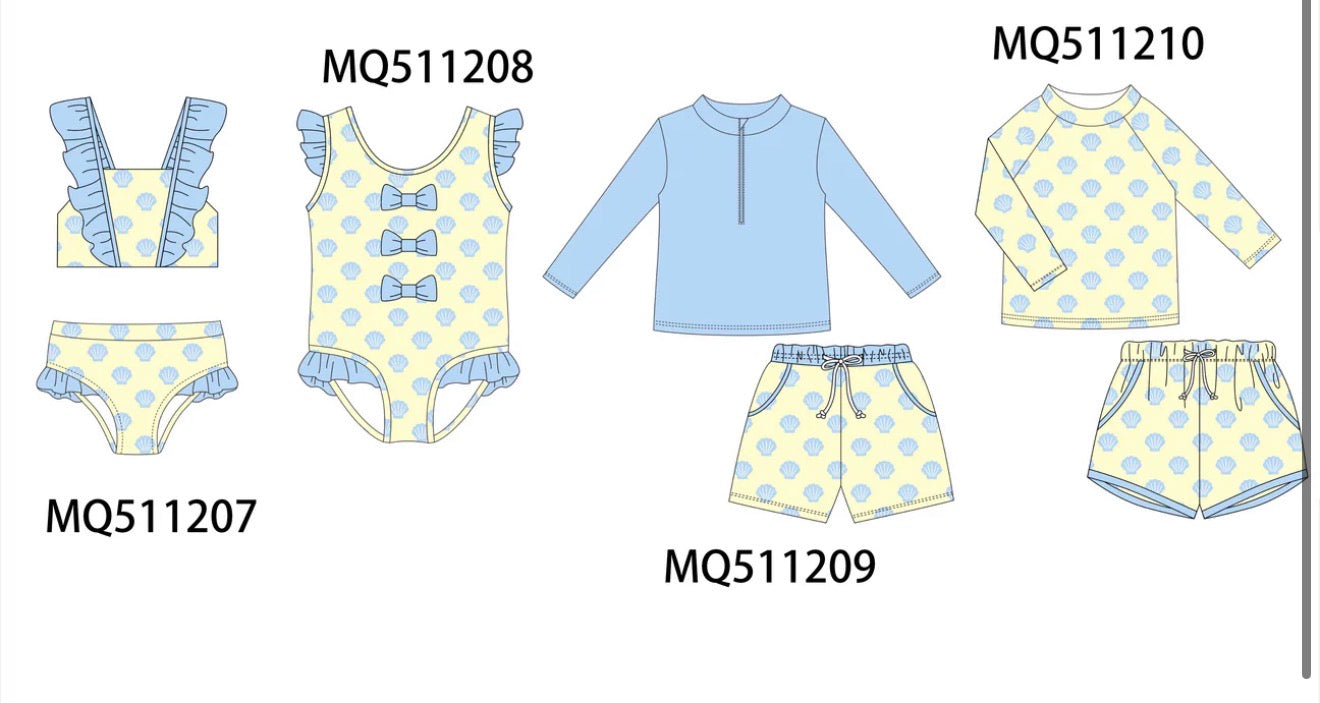 Yellow Shell Swim (BLACK FRIDAY)