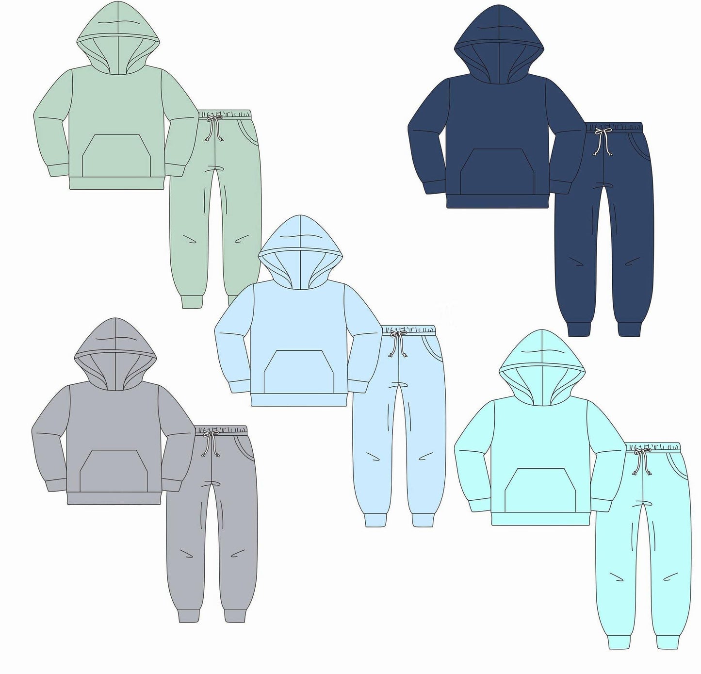 Boys Hoodie Sets