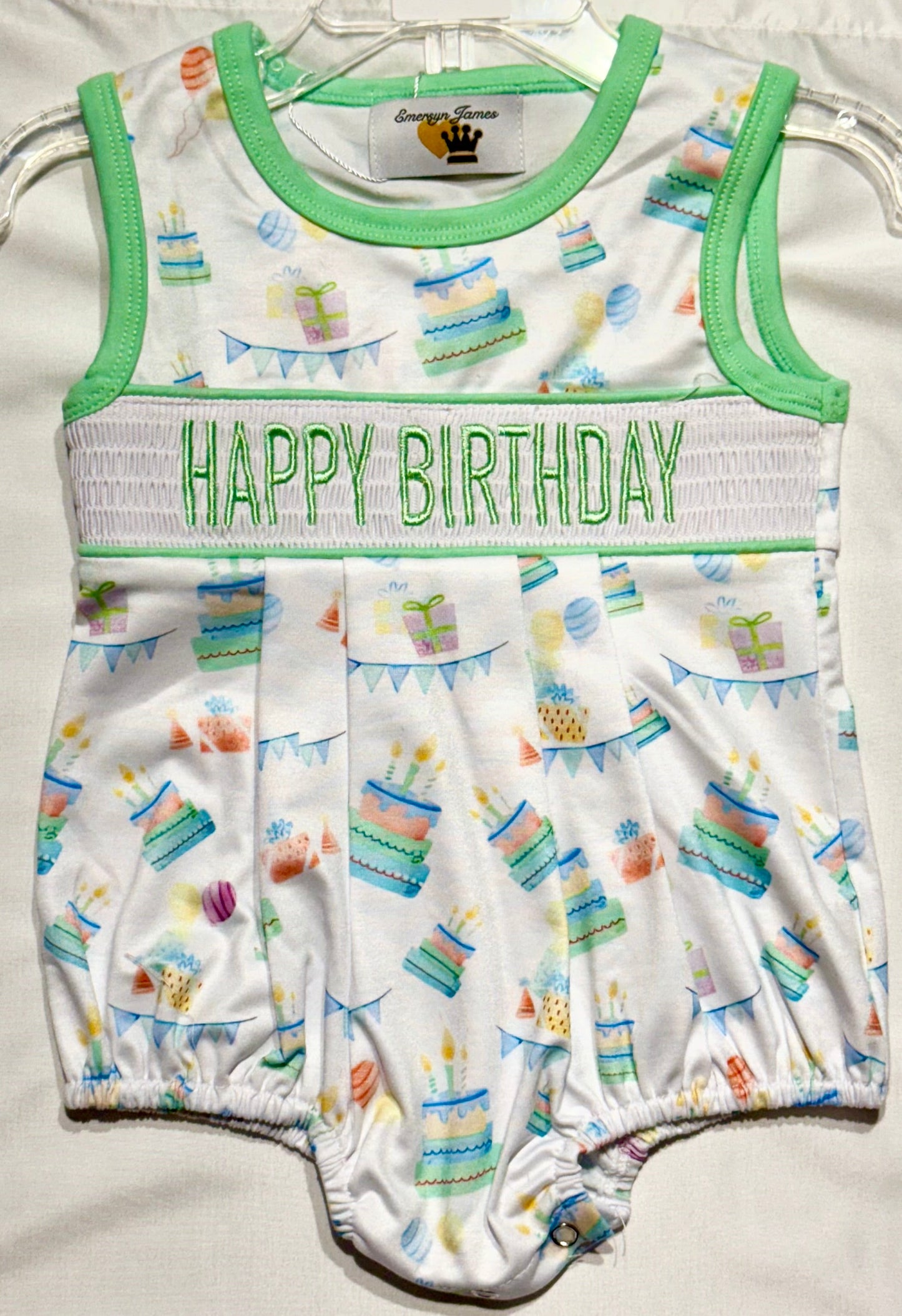 Happy Birthday Boy (smocked)