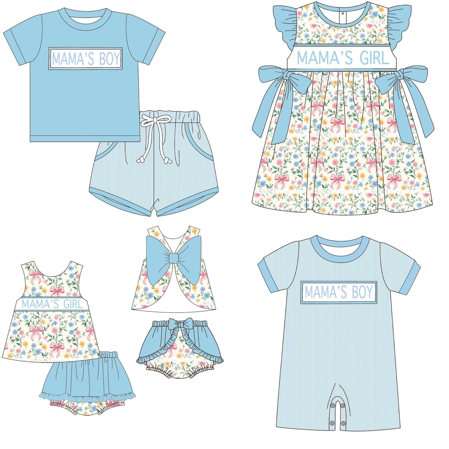 Mommy's Girl/Boy (smocked)