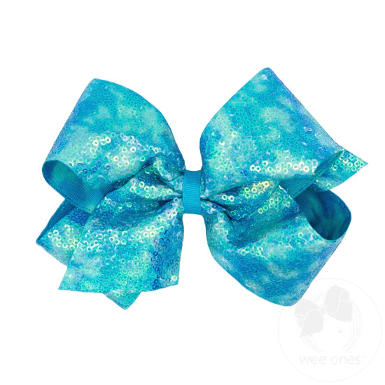 Wee Ones Sequin Tie Dye Bows