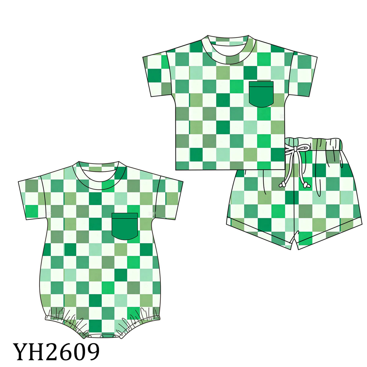 Green Checkered Collection