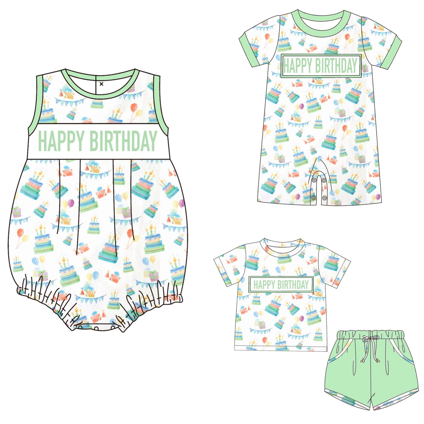 Happy Birthday Boy (smocked)