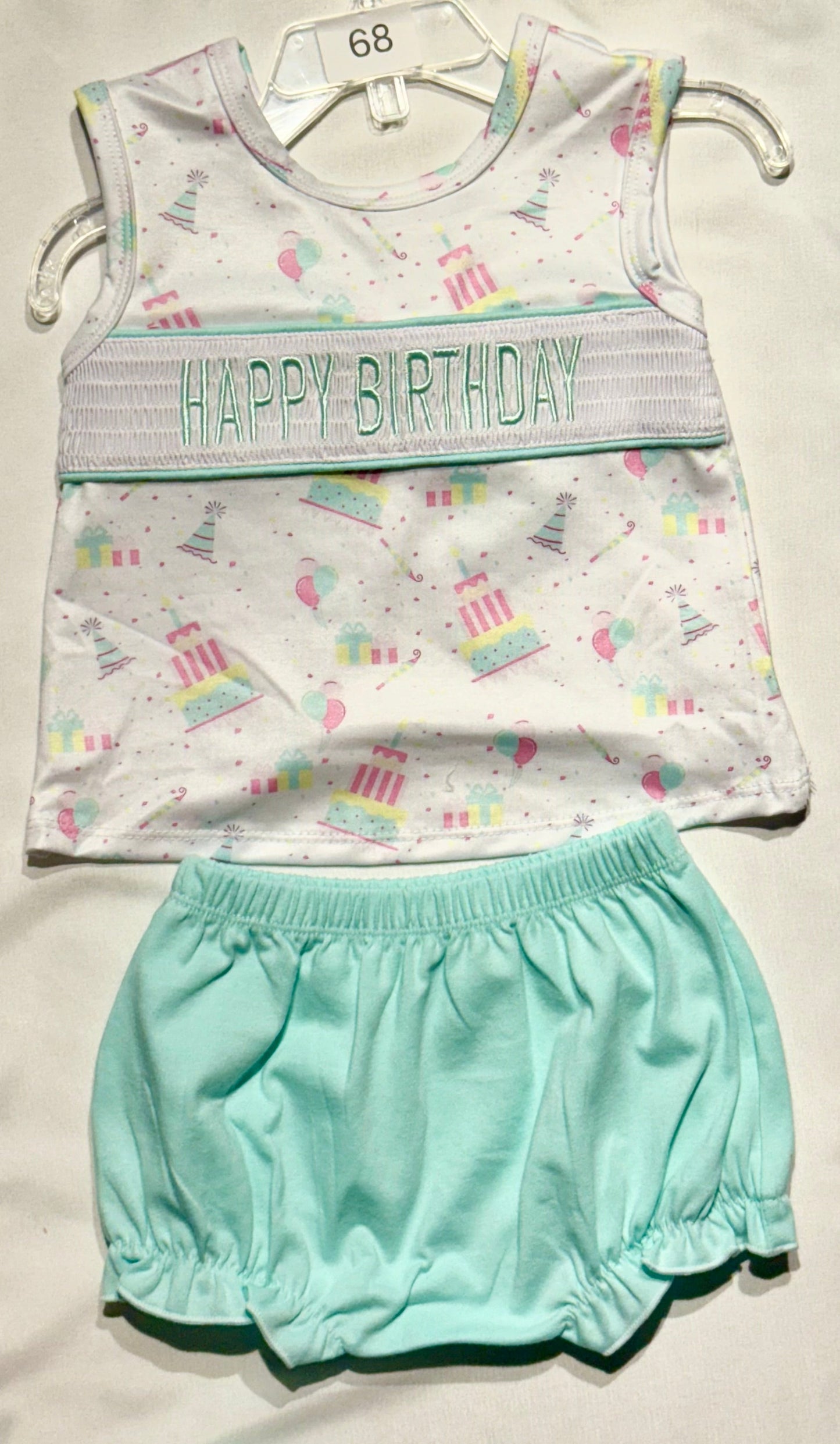 Happy Birthday Girl (smocked)