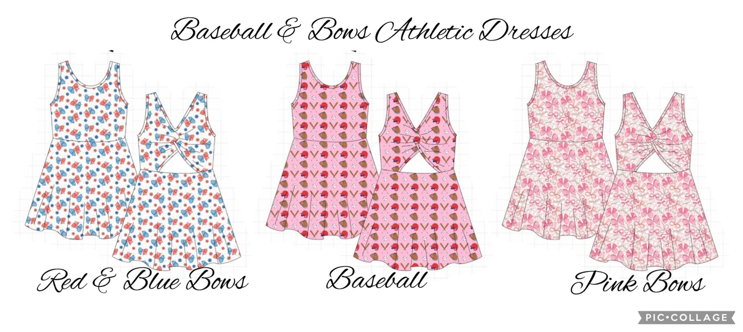 Baseball & Bows Athletic Dress PO100
