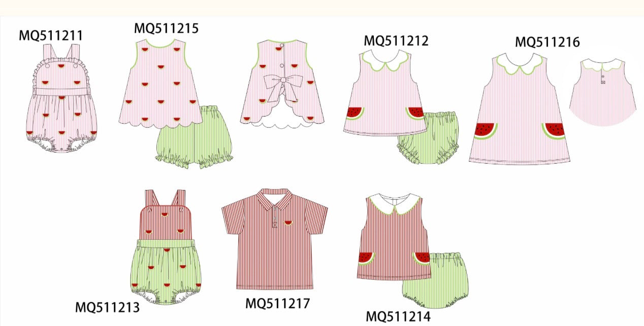 Watermelon Seersucker (Black Friday)