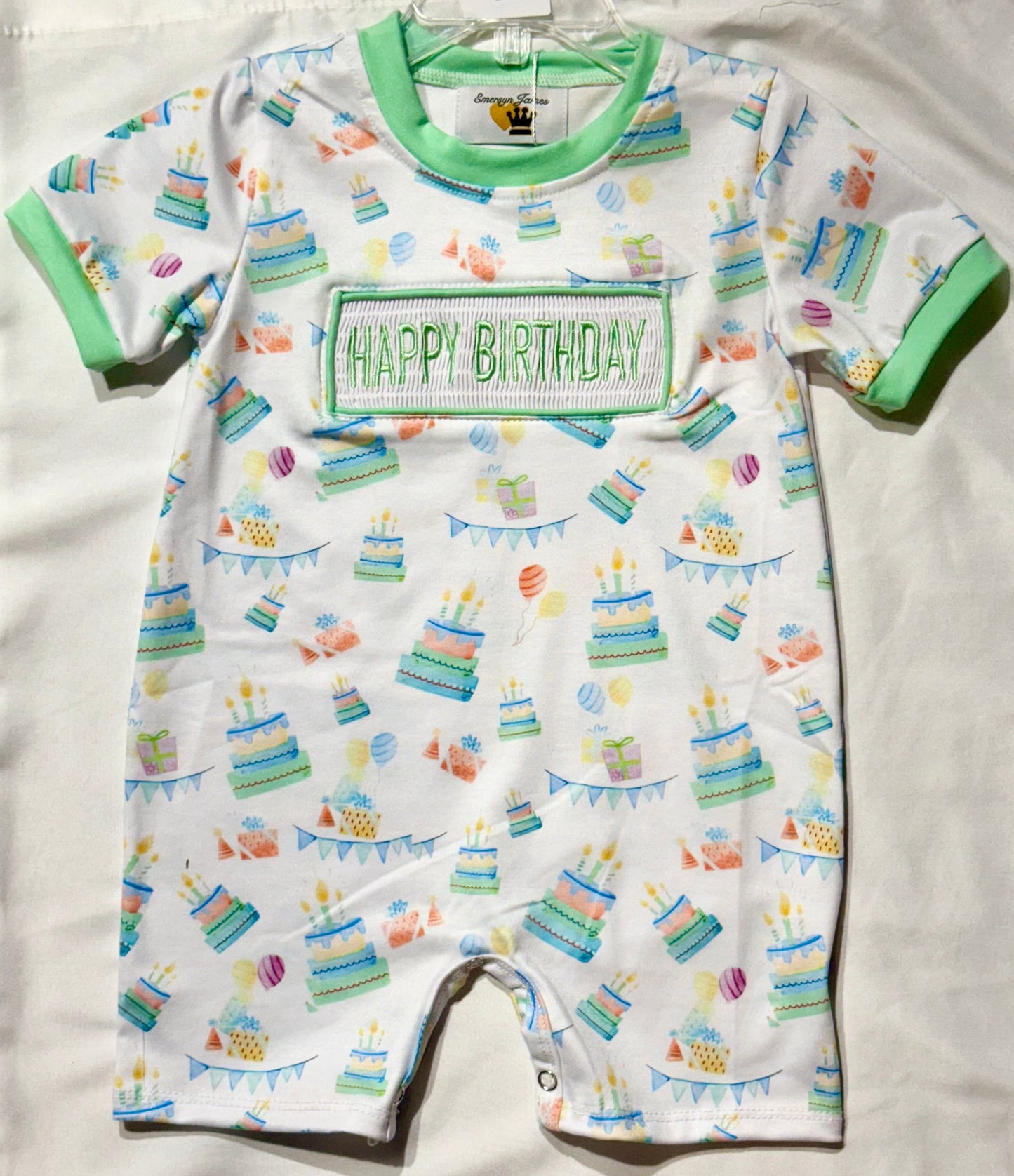 Happy Birthday Boy (smocked)