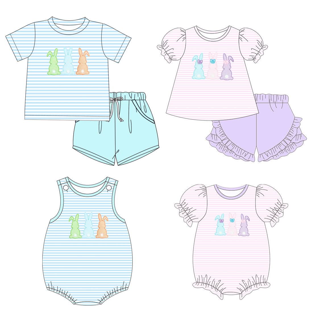 Pastel Bunnies