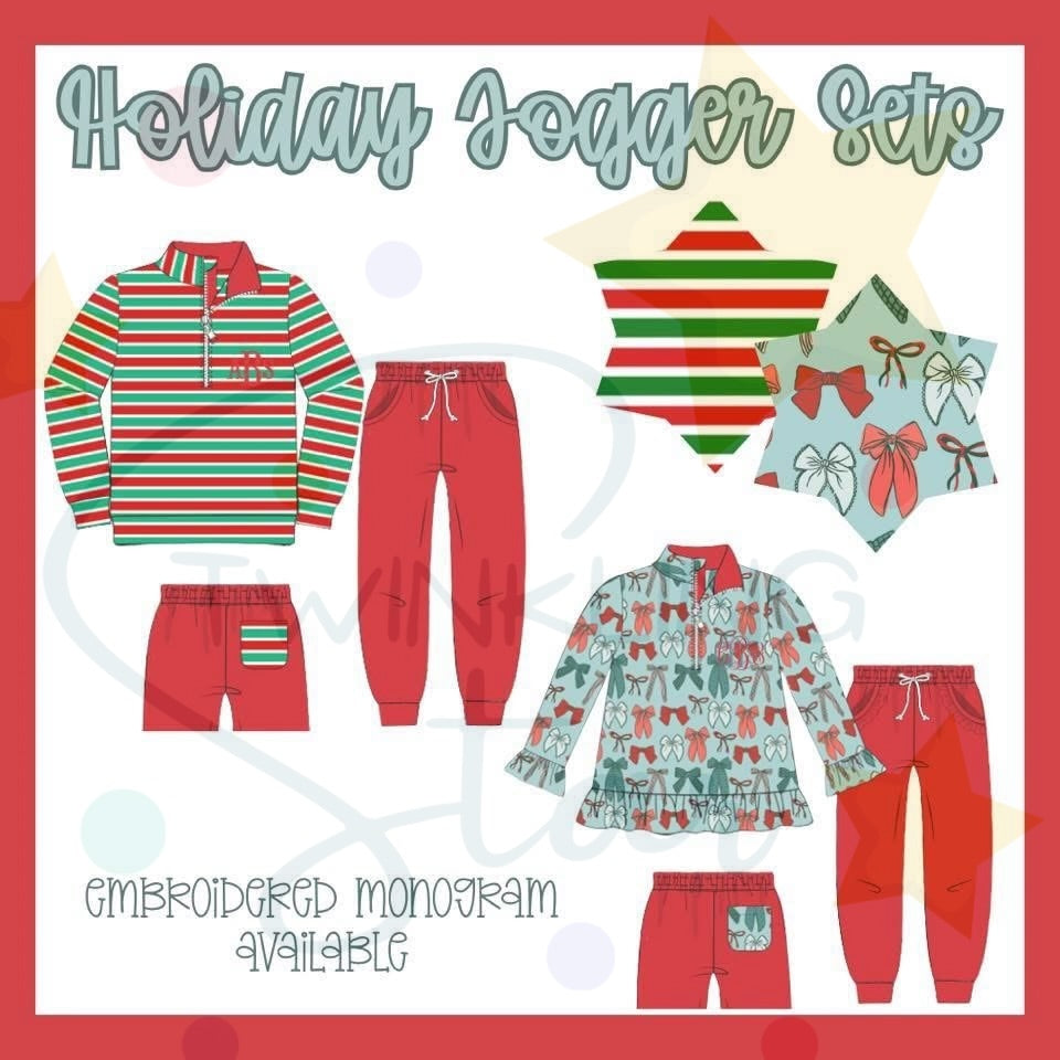 Holiday Jogger Sets SGS
