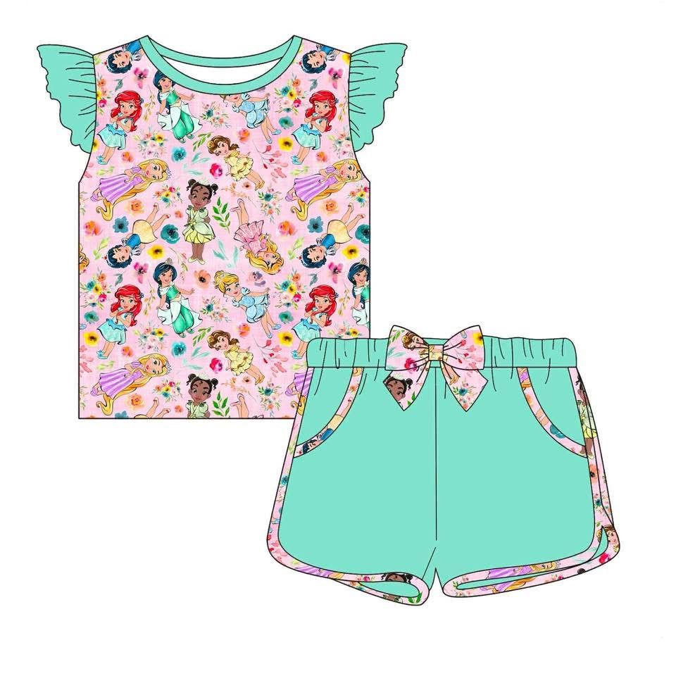 Princess Bamboo Short Sets