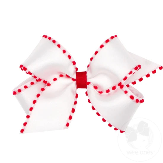 Wee Ones Pom Pom Bow