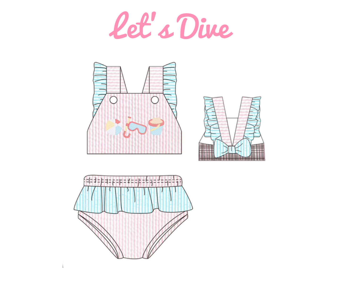 Let’s Dive 2pc Swim