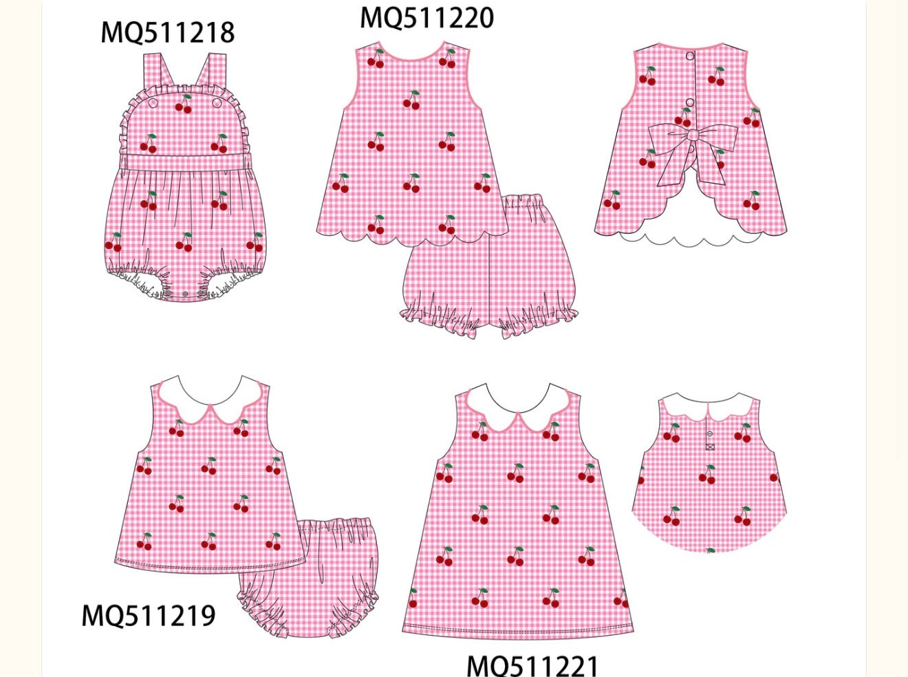 Seersucker Cherries (Black Friday)