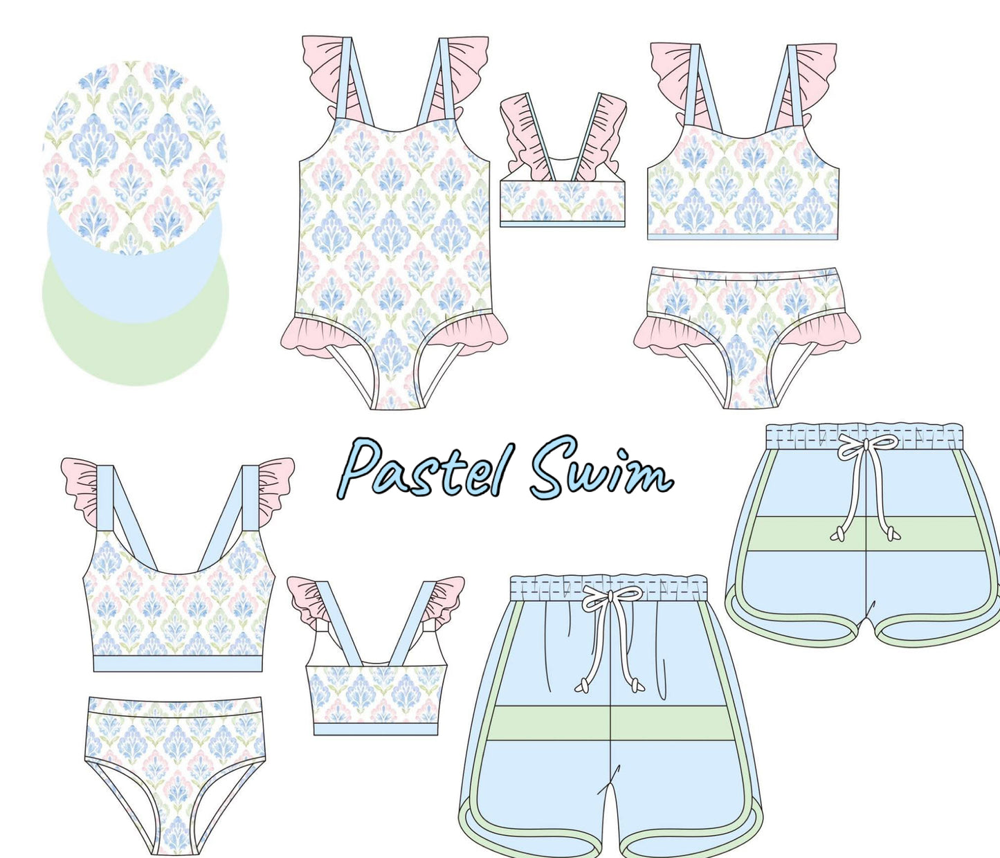 Pastel Swim