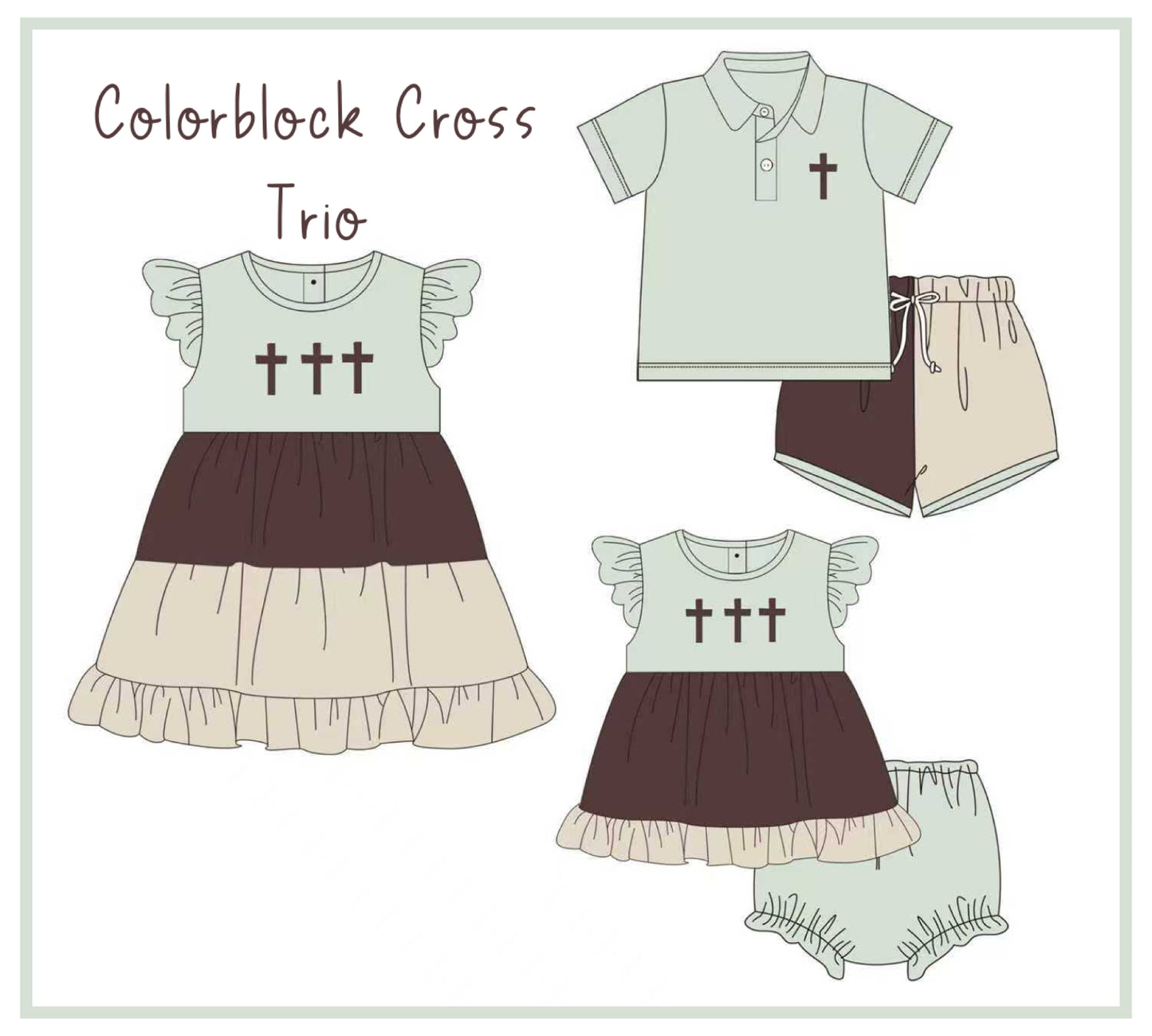 Colorblock Cross