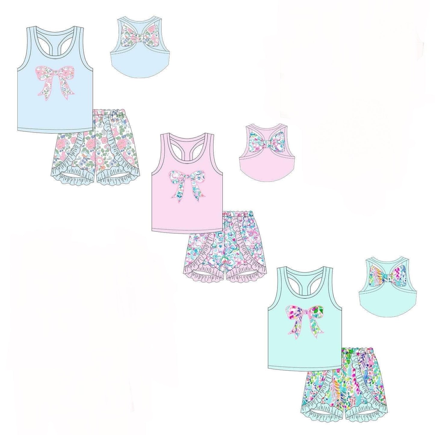 Bow Girl Sets