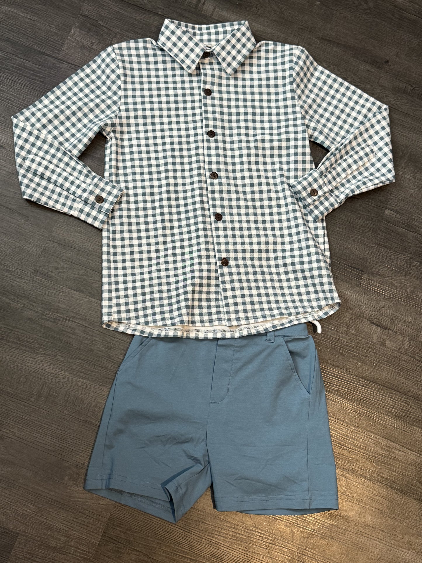 Gingham Spring Boy Set
