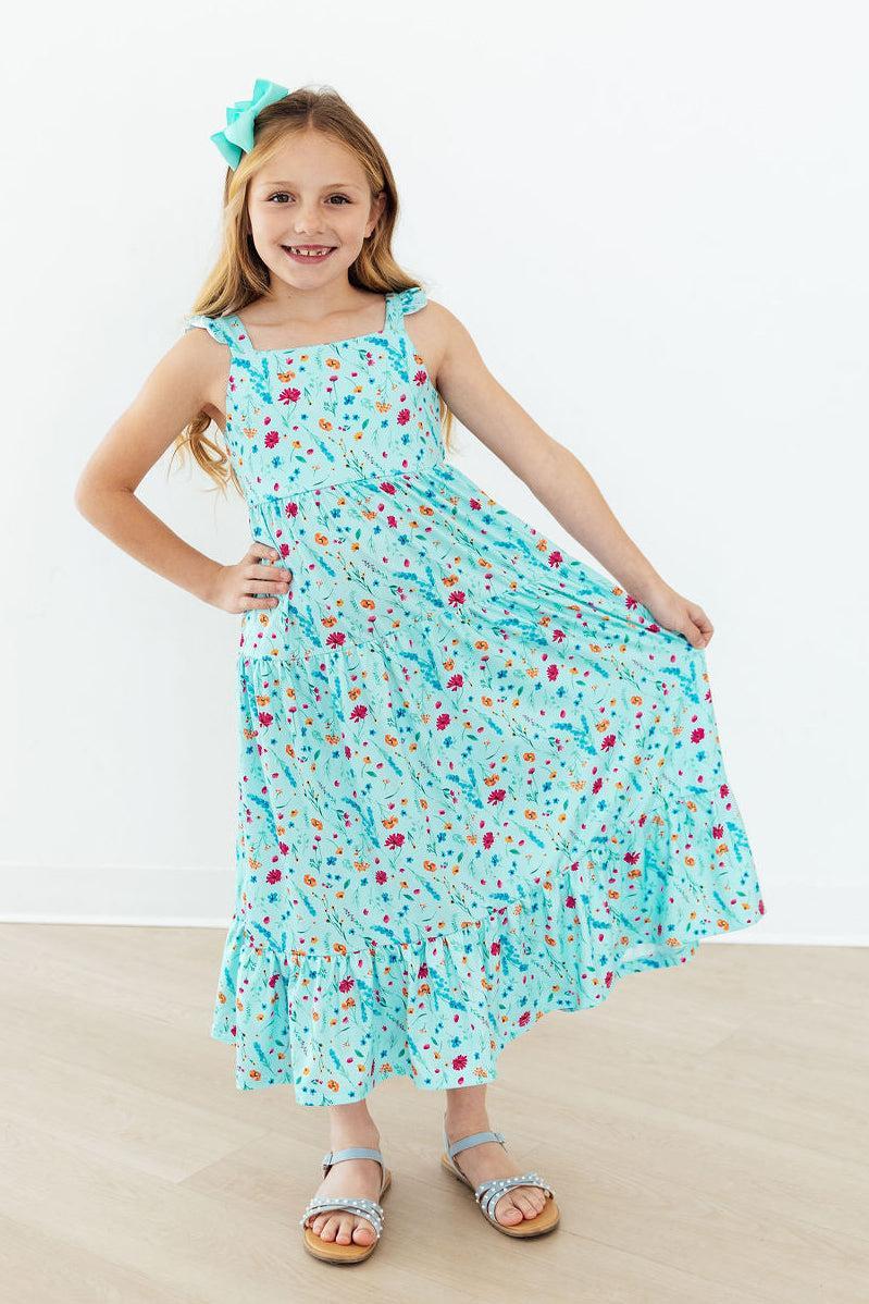 Mila & Rose- Bluebell Breeze Ruffle Dress
