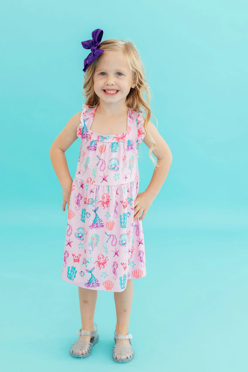 Mila & Rose- Under the Sea Ruffle Dress