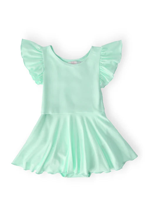 Mila & Rose Pastel Green Twirl Leotard