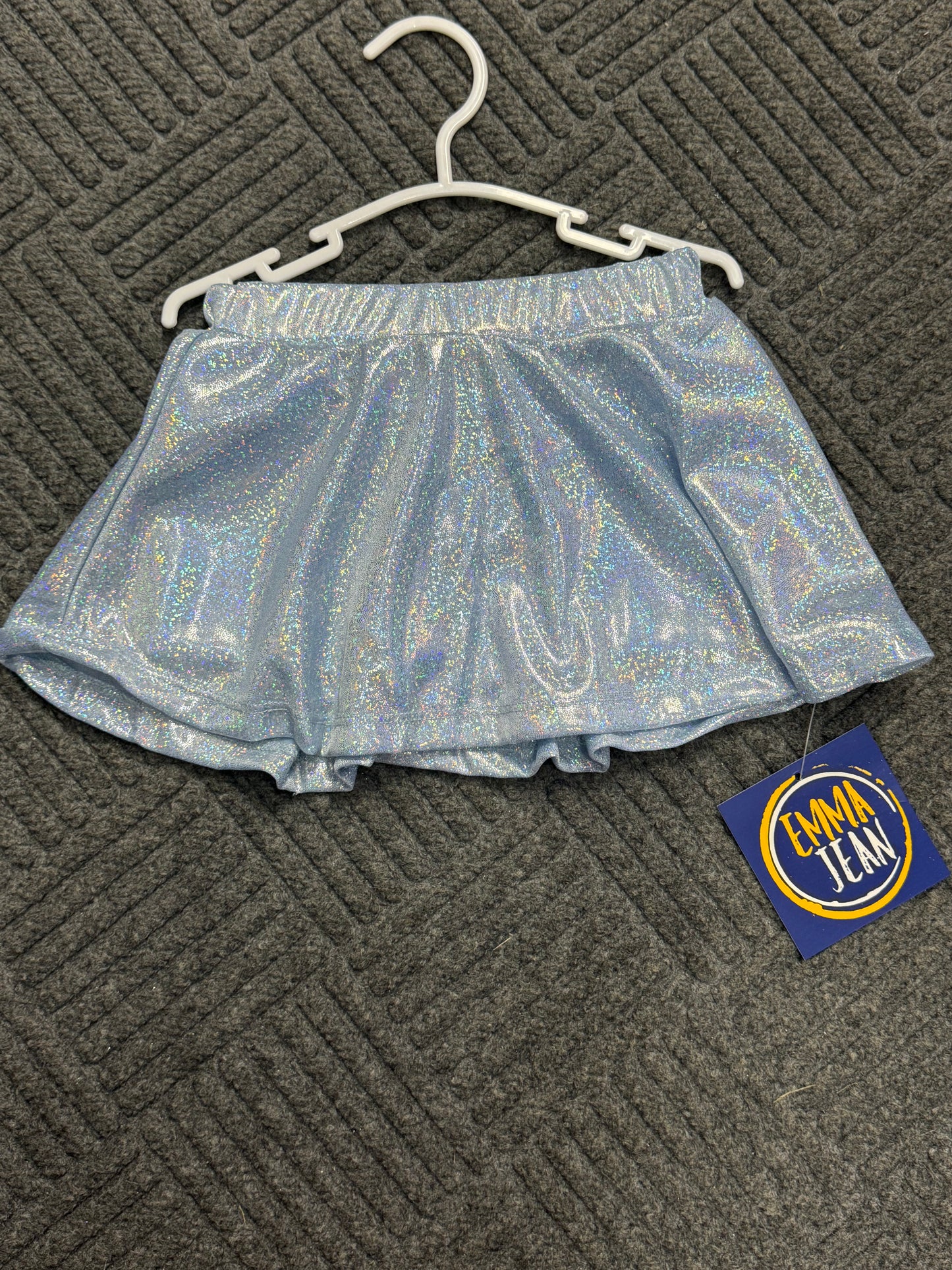 Emma Jean Blue Sparkle Skort