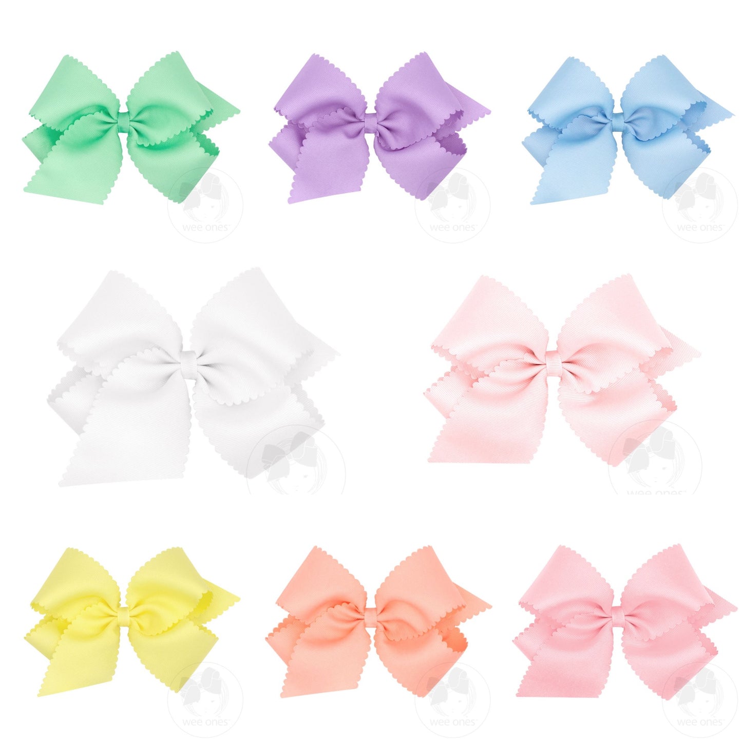 Wee Ones Scalloped Bows