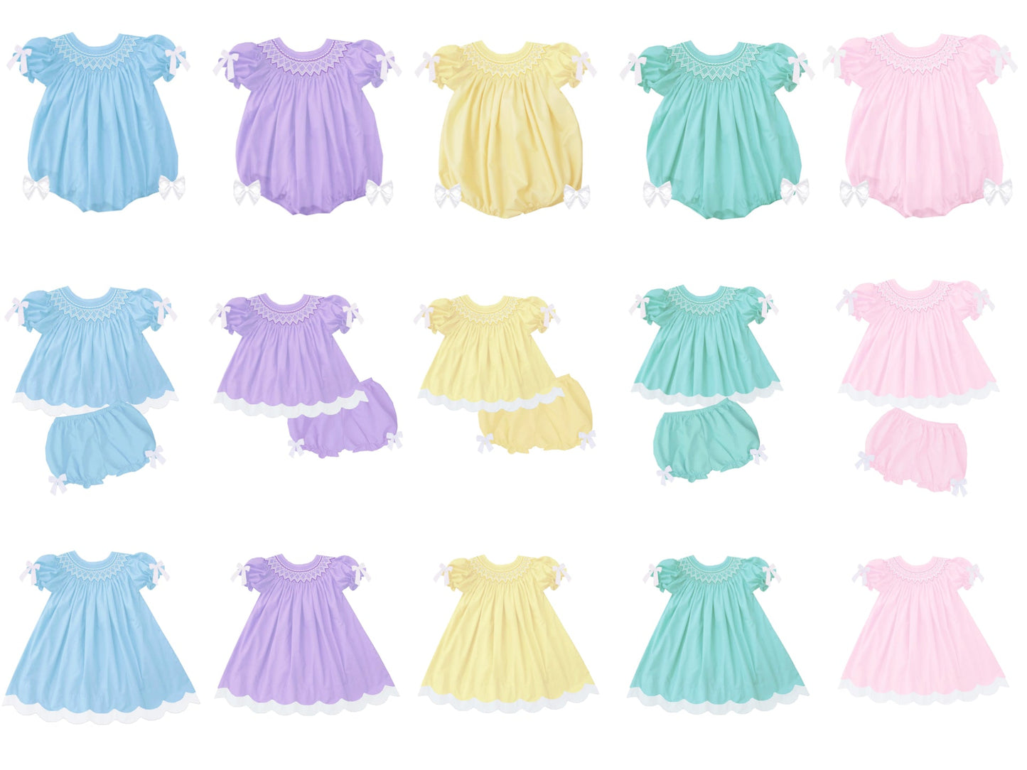 Pastel Smocks #1