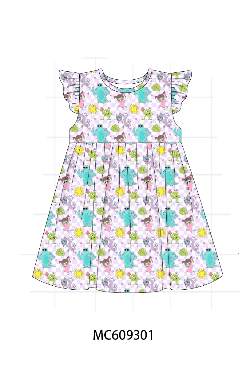 PO104 Blue monster embroidery collection