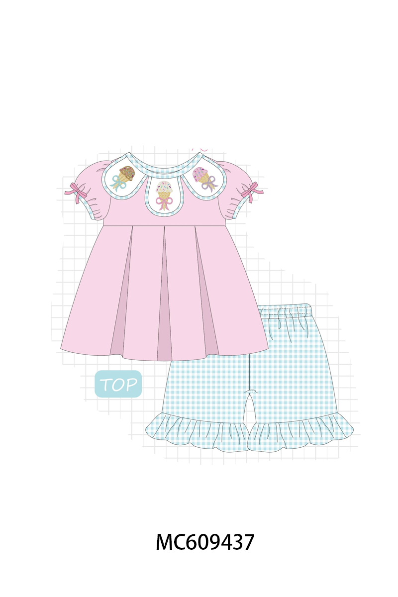 PO104 Ice cream embroidery collection