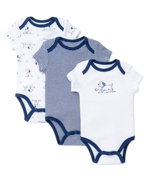 Little Me Bodysuit Puppy Toile