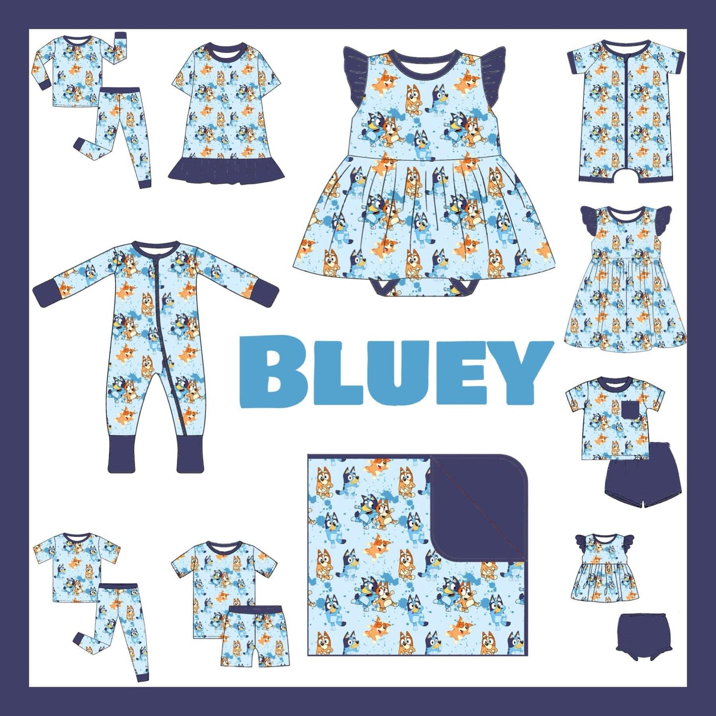 Blue Dog Jammies