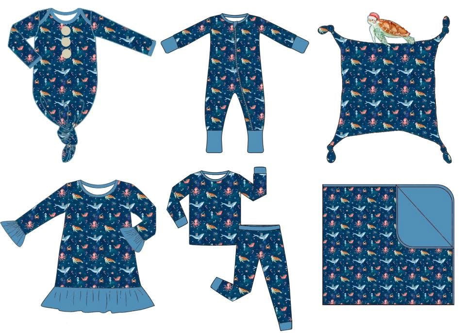 Nautical Christmas Bamboo