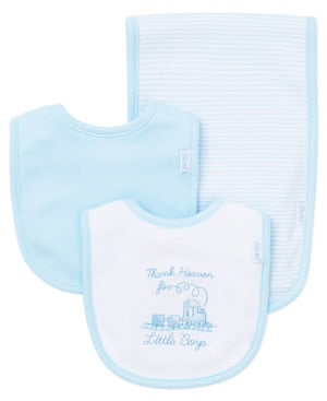 Little Me Bip/Burp Cloth Thank Heaven For Little Boys
