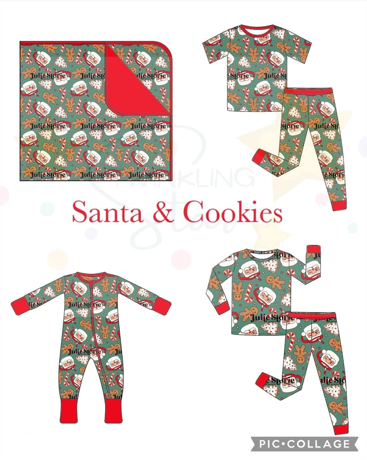 Santa & Cookies Jammies