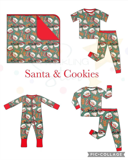 Santa & Cookies Jammies