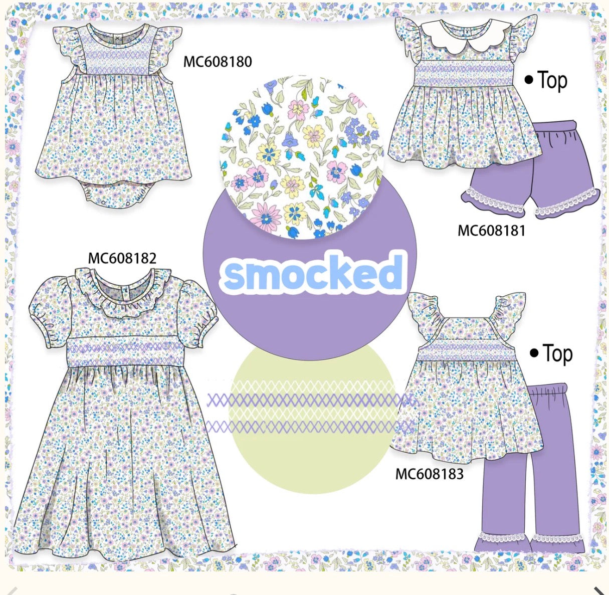 Purple Smocked  PO101