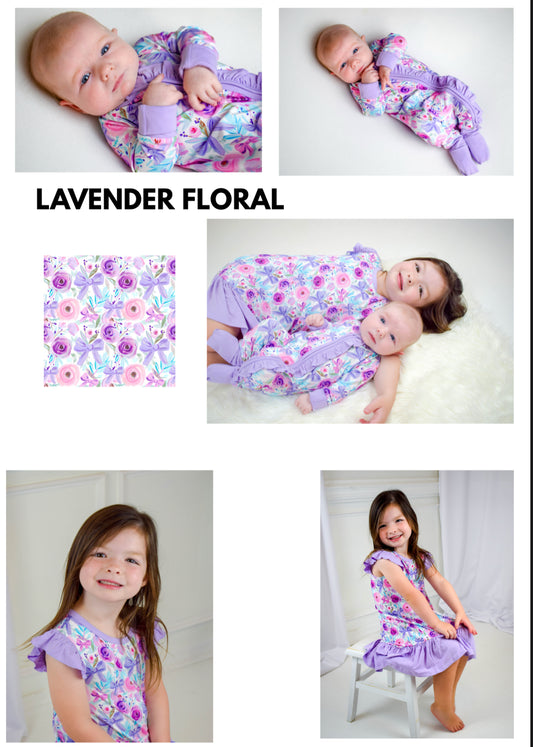 Lavender Floral Bamboo