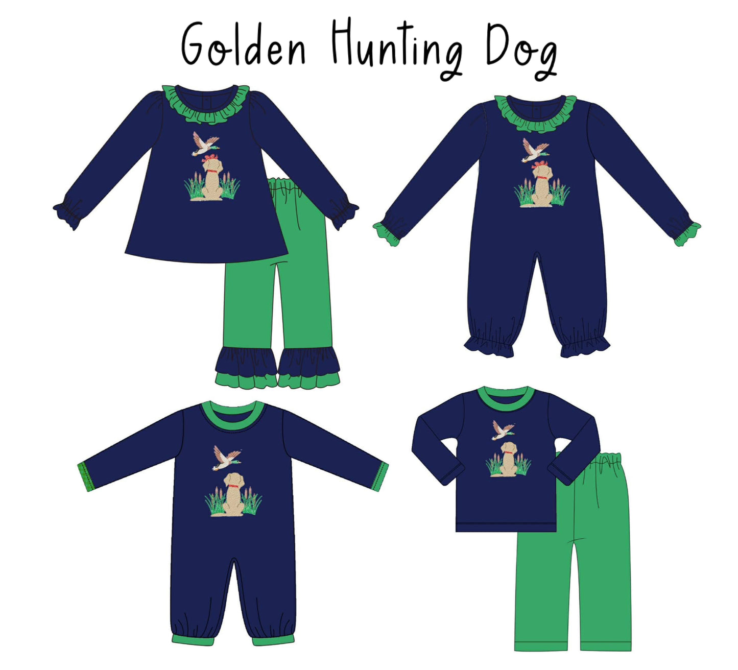 Golden Hunting Dog PO 27