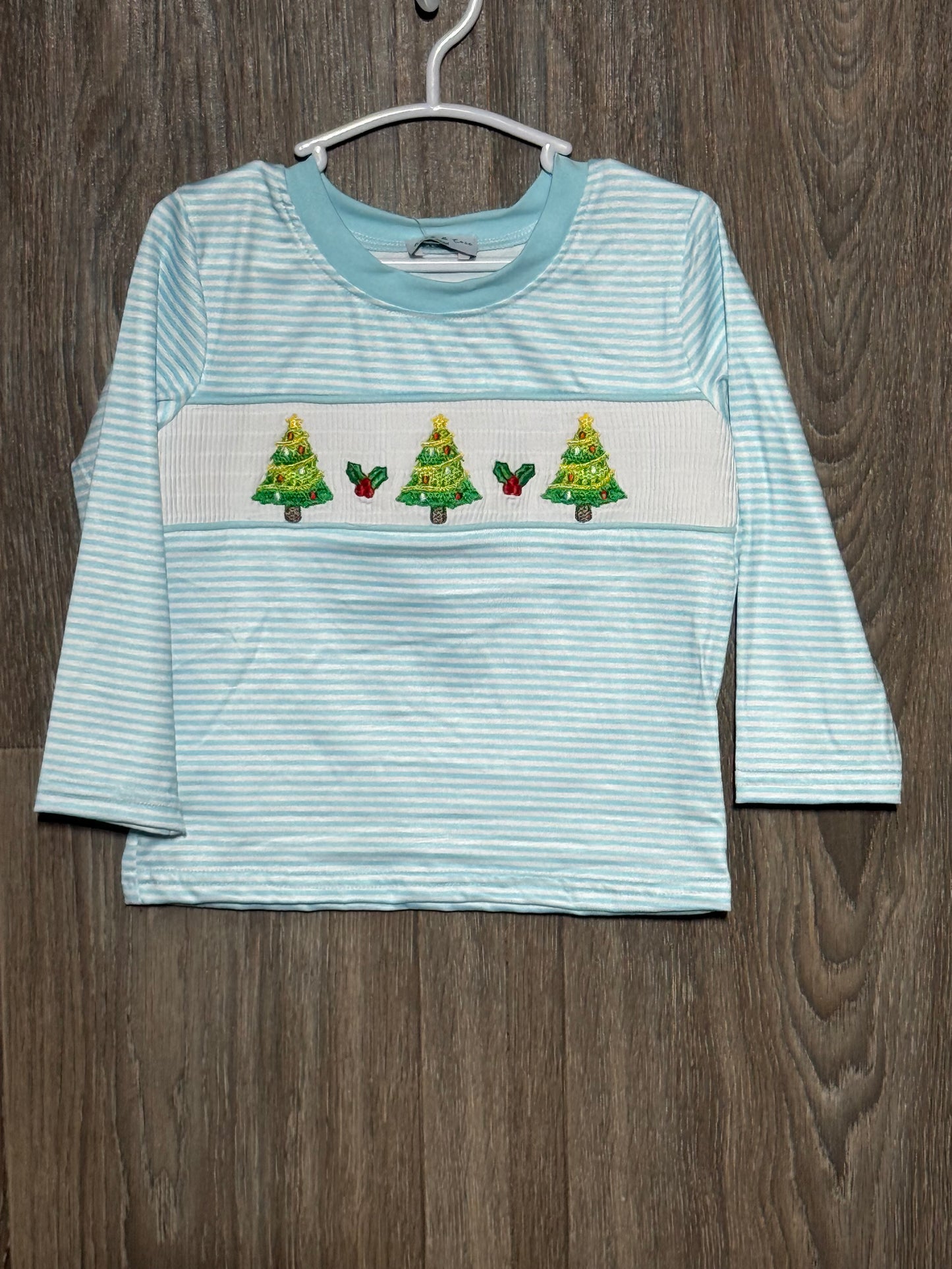 Christmas Tree Trio Smocked