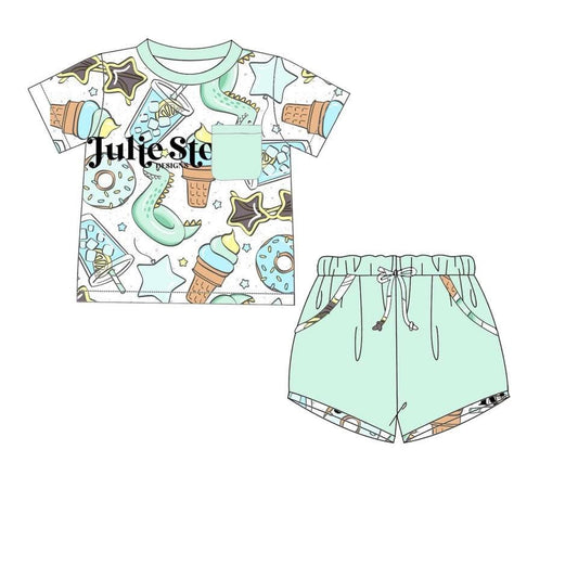 Beach Party Bamboo Short Set